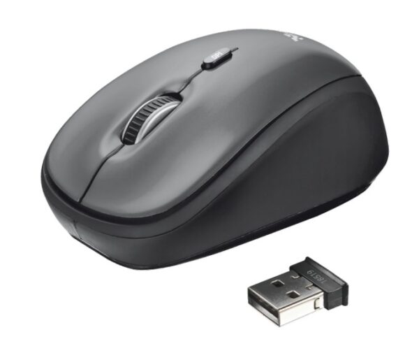 Mouse Inalámbrico Yvi Wireless - black