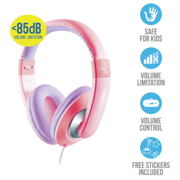 Auriculares Sonin Kids - pink/purple