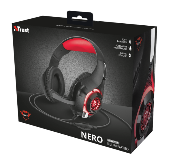 Auricular Gamer GXT 313 Nero Illuminated