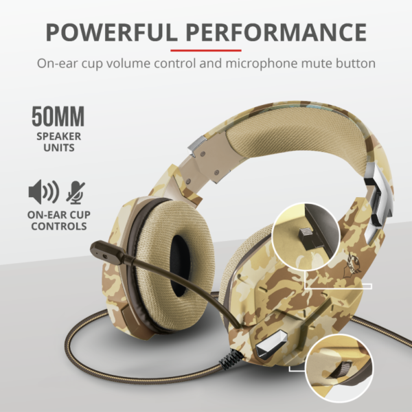 Auriculares Carus GXT 322D