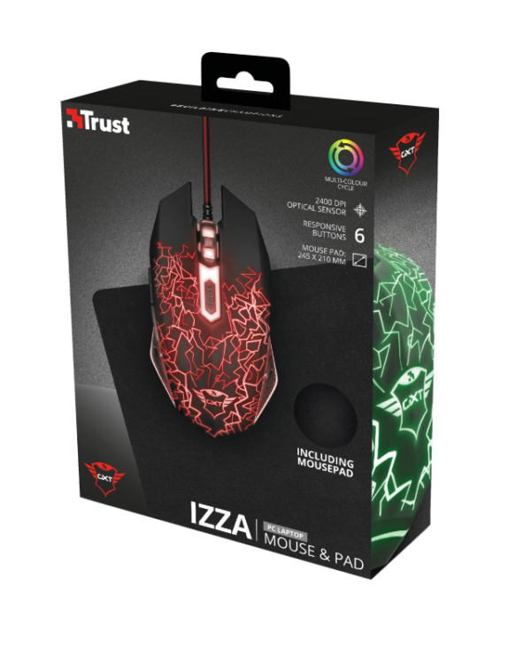 Mouse & Mouse Pad GXT 783 Izza