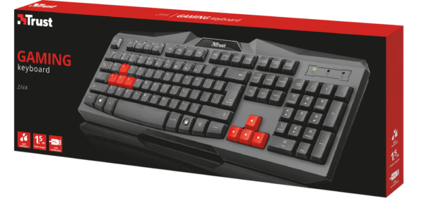Teclado para juegos Ziva