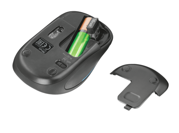 Mouse inalámbrico Yvi FX - negro