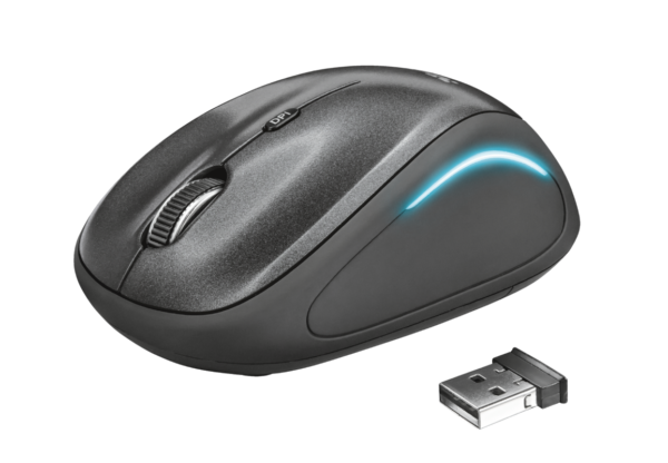 Mouse inalámbrico Yvi FX - negro