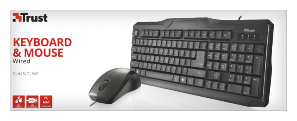 Teclado con mouse Classic line