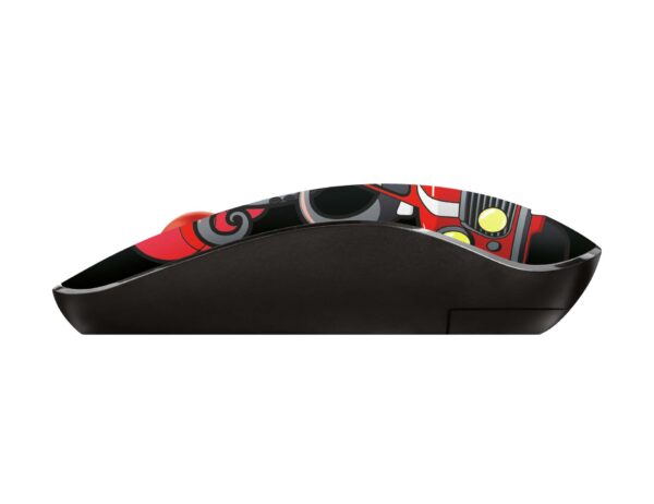 Mouse Inalámbrico Sketch Clic silencioso - red