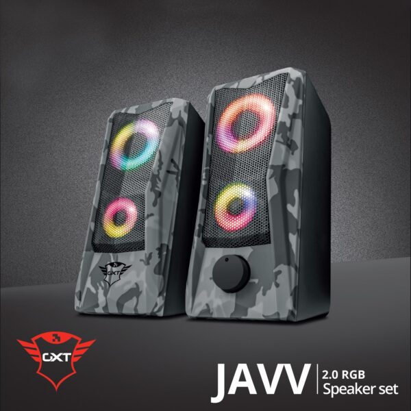 Altavoces 2.0 con  iluminación RGB